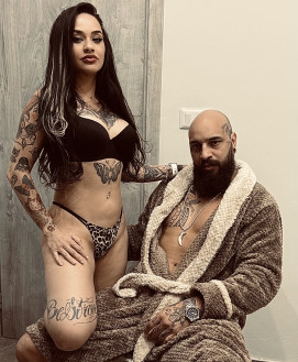 Couple Maycon And Sofia